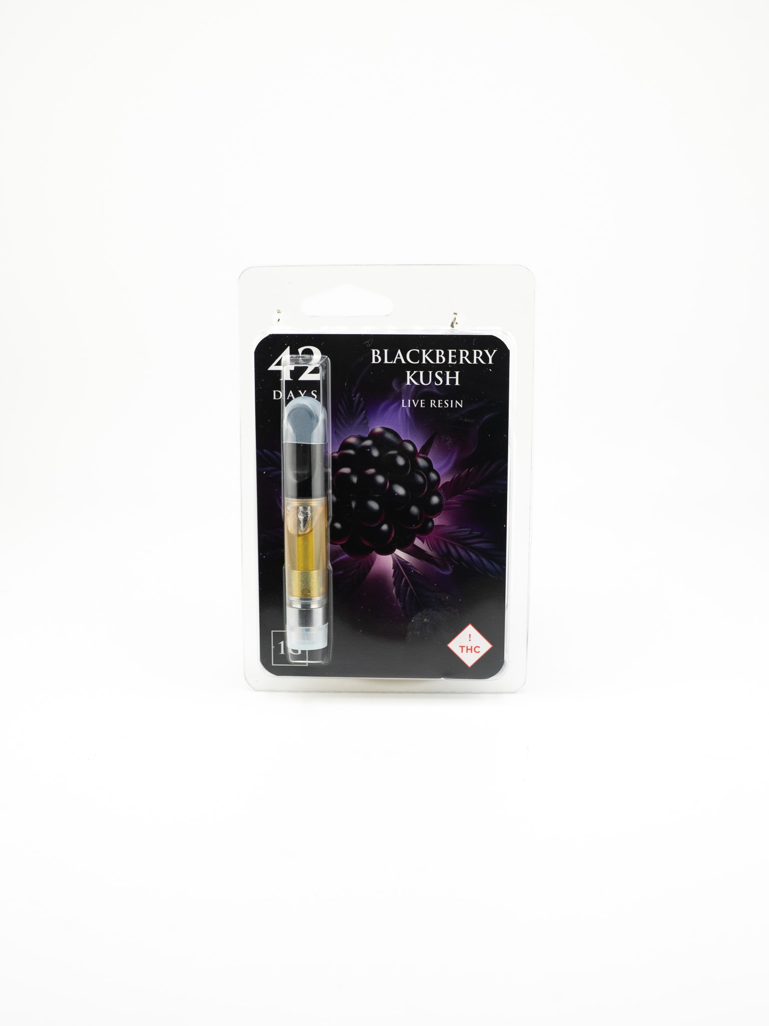 42Days Blackberry Kush (I) Live Resin 1g Cart
